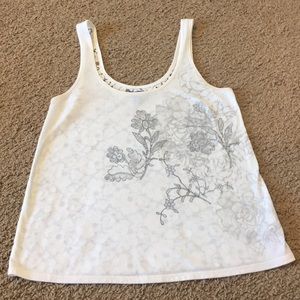 American Eagle Tank Top W/ Lace Back